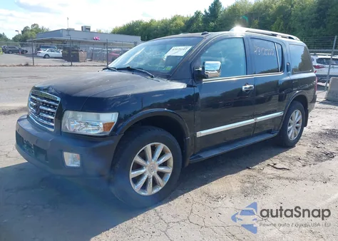 2008 Infiniti Qx56 z USA, uszkodzony, nr VIN 5N3AA08C38N908363